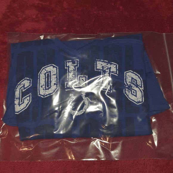 Women's NFL Indianapolis Colts V-neck Tee Shirt SM - Picture 8 of 8